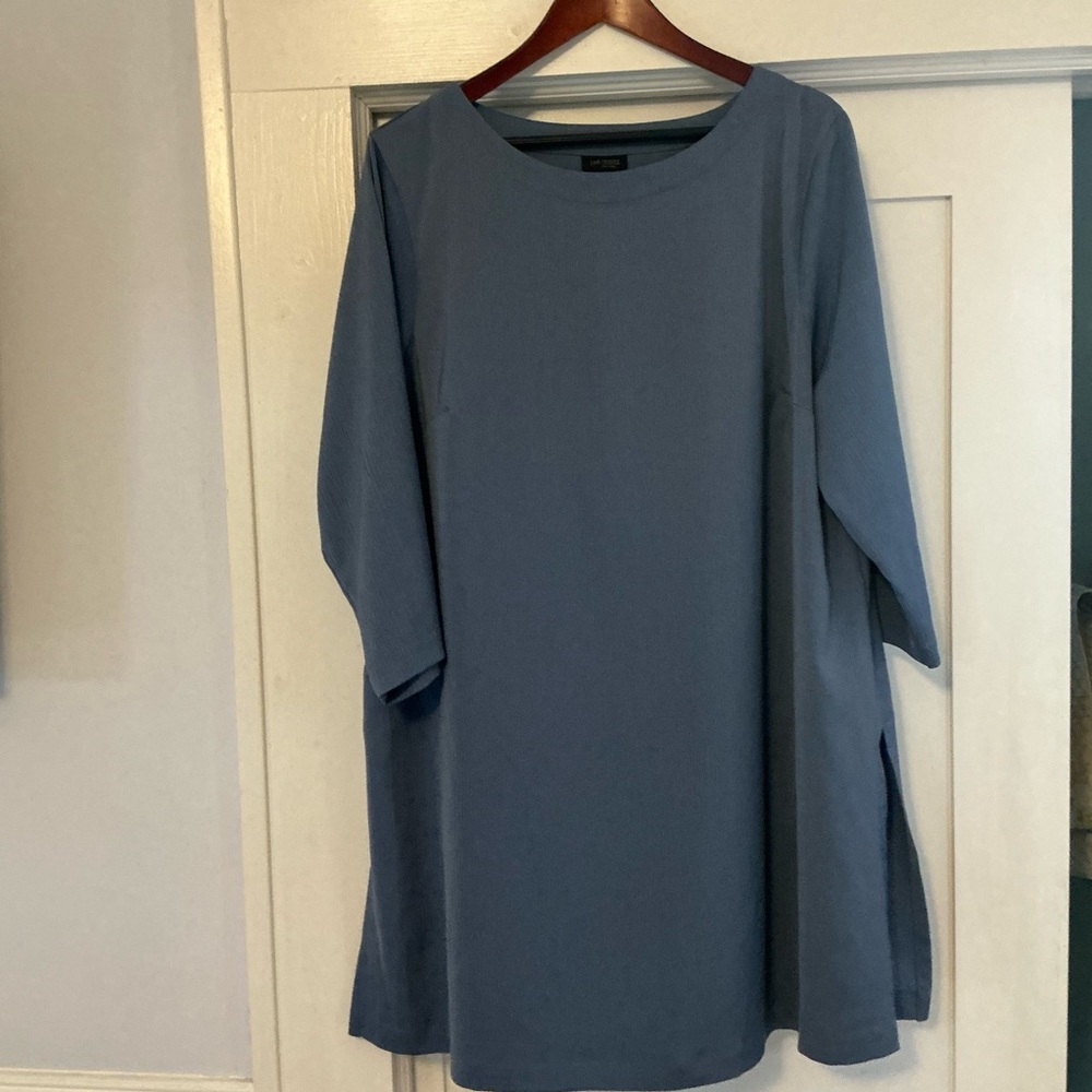 J. Jill Light Blue Wearever Tunic